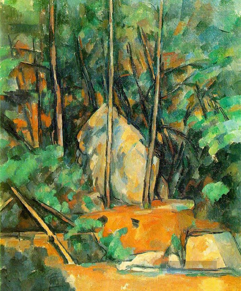 Im Park von Chateau Noir Paul Cezanne Szenerie Ölgemälde